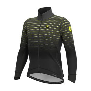 ALÉ Cyklistická zateplená bunda - PRS BULLET DWR STRETCH - černá/šedá XL
