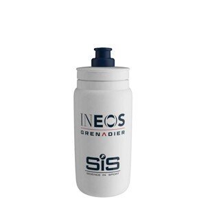 ELITE Cyklistická láhev na vodu - FLY INEOS GRENADIERS 550 ml - bílá