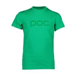 POC Cyklistické triko s krátkým rukávem - TEE - zelená 160 cm