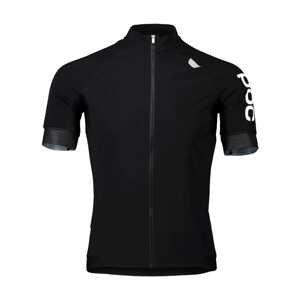 POC Cyklistický dres s krátkým rukávem - RESISTANCE ULTRA ZIP - černá
