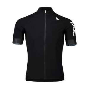 POC Cyklistický dres s krátkým rukávem - RESISTANCE ULTRA ZIP - černá 2XL