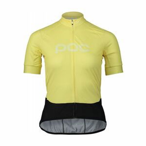 POC Cyklistický dres s krátkým rukávem - ESSENTIAL ROAD LOGO - žlutá 2XL