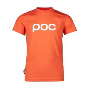 POC Cyklistické triko s krátkým rukávem - TEE - oranžová 130 cm