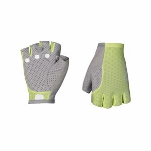 POC Cyklistické rukavice krátkoprsté - AGILE SHORT - žlutá/šedá S