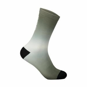 POC Cyklistické ponožky klasické - ESSENTIAL PRINT - zelená L