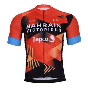 BONAVELO Cyklistický dres s krátkým rukávem - B.VICTORIOUS 2023 - červená/černá XL