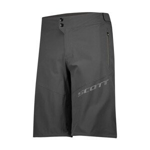 SCOTT Cyklistické kalhoty krátké bez laclu - ENDURANCE LS/FIT - šedá XL