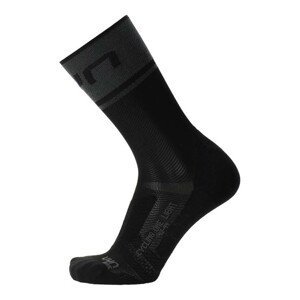UYN Cyklistické ponožky klasické - ONE LIGHT - černá/antracitová 45-47