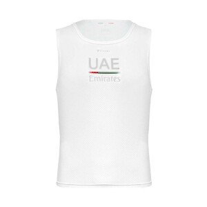 PISSEI Cyklistické triko bez rukávů - UAE 2023 - bílá