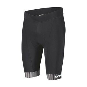 SCOTT Cyklistické kalhoty krátké bez laclu - RC TEAM ++ - černá/bílá M