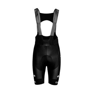 PISSEI Cyklistické kalhoty krátké s laclem - UAE 2023 - černá XL