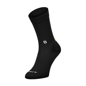 SCOTT Cyklistické ponožky klasické - PERFO SRAM CREW - černá 42-44