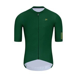 HOLOKOLO Cyklistický dres s krátkým rukávem - VICTORIOUS GOLD - zelená L