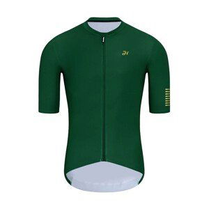 HOLOKOLO Cyklistický dres s krátkým rukávem - VICTORIOUS GOLD - zelená XL