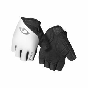 GIRO Cyklistické rukavice krátkoprsté - JAGETTE - bílá