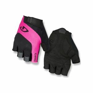 GIRO Cyklistické rukavice krátkoprsté - TESSA - černá/růžová M
