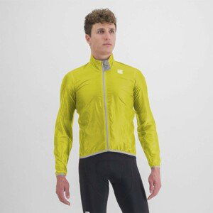 SPORTFUL Cyklistická větruodolná bunda - HOT PACK EASYLIGHT - žlutá L