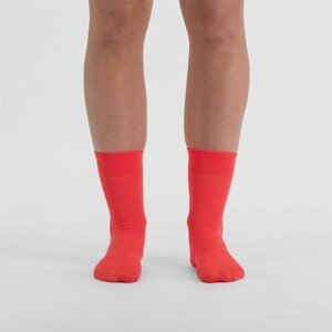 SPORTFUL Cyklistické ponožky klasické - MATCHY LADY - růžová S-M