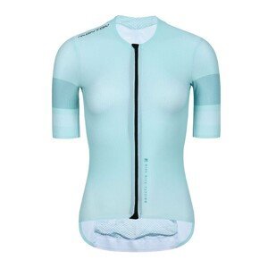 MONTON Cyklistický dres s krátkým rukávem - PRO STARSHINE LADY - světle modrá S