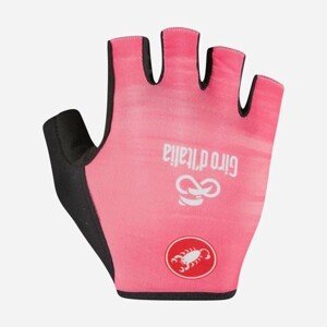 CASTELLI Cyklistické rukavice krátkoprsté - GIRO D'ITALIA 2023 - růžová L