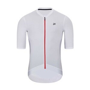 HOLOKOLO Cyklistický dres s krátkým rukávem - INFINITY - bílá XL