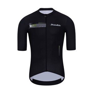 HOLOKOLO Cyklistický dres s krátkým rukávem - VIBES - černá S