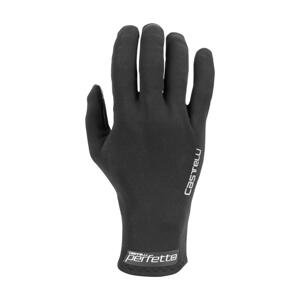 CASTELLI Cyklistické rukavice dlouhoprsté - PERFETTO ROS W - černá L