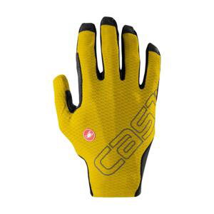 CASTELLI Cyklistické rukavice dlouhoprsté - UNLIMITED LF - žlutá M