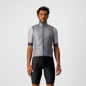 CASTELLI Cyklistická vesta - ARIA VEST - šedá