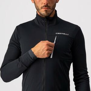 CASTELLI Cyklistická zateplená bunda - GO - černá