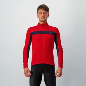 CASTELLI Cyklistická zateplená bunda - MORTIROLO VI - červená