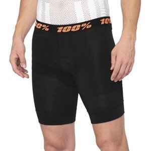 100% SPEEDLAB Cyklistické boxerky - CRUX - černá L
