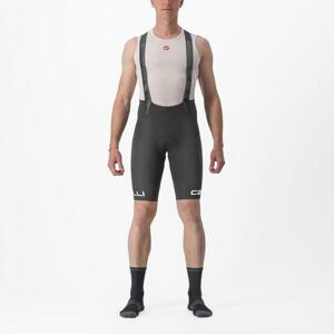 CASTELLI Cyklistické kalhoty krátké s laclem - FREE AERO RC CLASSIC - černá/bílá