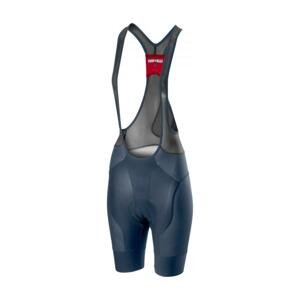 CASTELLI Cyklistické kalhoty krátké s laclem - FREE AERO 4 W - modrá XS