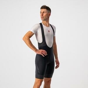 CASTELLI Cyklistické kalhoty krátké s laclem - TUTTO NANO - černá L