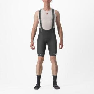 CASTELLI Cyklistické kalhoty krátké s laclem - FREE AERO RC CLASSIC - černá/bílá XL