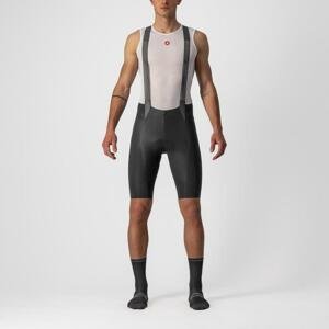CASTELLI Cyklistické kalhoty krátké s laclem - FREE AERO RC - černá S