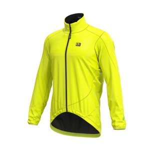 ALÉ Cyklistická zateplená bunda - LIGHT PACK - žlutá XL