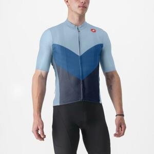 CASTELLI Cyklistický dres s krátkým rukávem - ENDURANCE PRO 2 - světle modrá/modrá 3XL