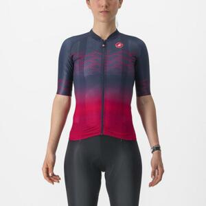 CASTELLI Cyklistický dres s krátkým rukávem - CLIMBER'S 2.0 W - modrá XS