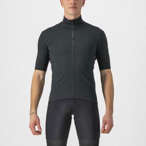 CASTELLI Cyklistický dres s krátkým rukávem - PERFETTO ROS 2 WIND - černá XS