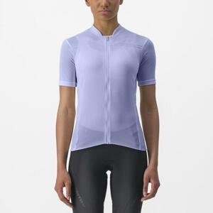 CASTELLI Cyklistický dres s krátkým rukávem - ANIMA - fialová M
