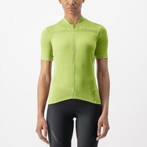 CASTELLI Cyklistický dres s krátkým rukávem - ANIMA - světle zelená S