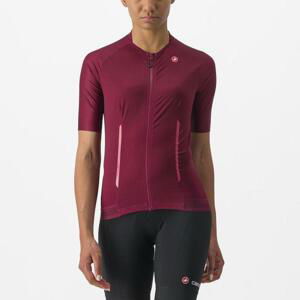 CASTELLI Cyklistický dres s krátkým rukávem - ENDURANCE W - bordó L