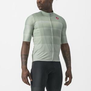 CASTELLI Cyklistický dres s krátkým rukávem - LIVELLI - světle zelená XL