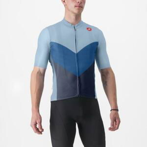CASTELLI Cyklistický dres s krátkým rukávem - ENDURANCE PRO 2 - světle modrá/modrá 2XL