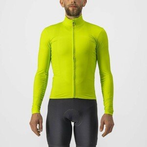 CASTELLI Cyklistický dres s dlouhým rukávem zimní - PRO THERMAL LS - světle zelená S