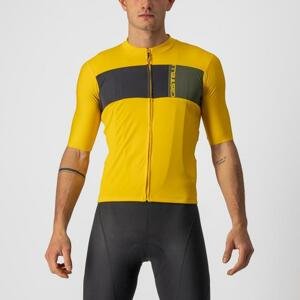 CASTELLI Cyklistický dres s krátkým rukávem - PROLOGO 7 - oranžová S