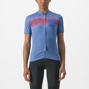 CASTELLI Cyklistický dres s krátkým rukávem - UNLIMITED SENTIERO 2 - modrá XS