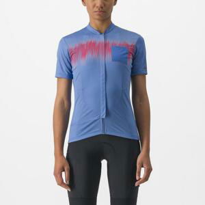 CASTELLI Cyklistický dres s krátkým rukávem - UNLIMITED SENTIERO 2 - modrá XS